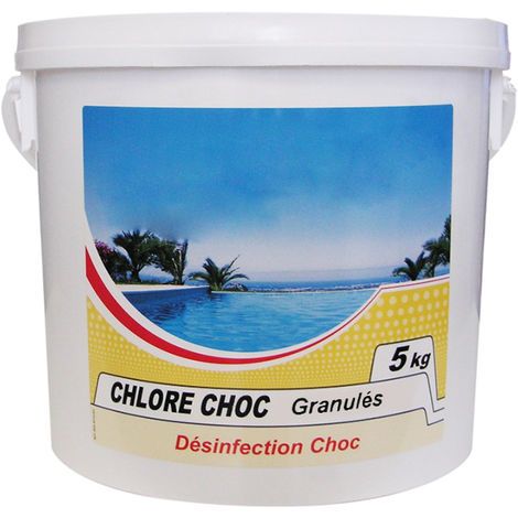 chlore choc granul&eacute; 5kg - chlore choc granules - nmp