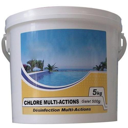 chlore lent multi-fonctions galet 500g 5kg - chlore multi-actions 500 - nmp