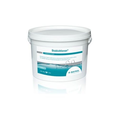 Stabilisateur Stabichloran - Sceau de granulés de 3kg pour sel et chlore