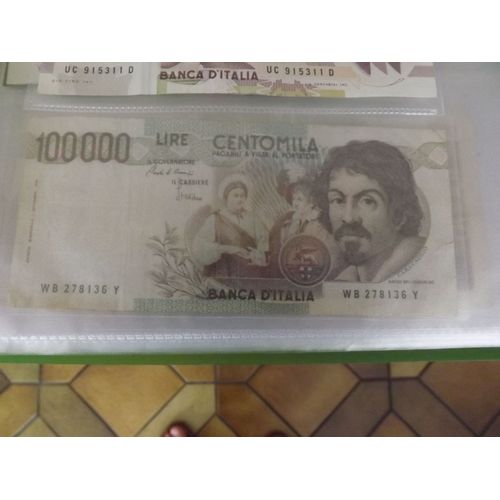 Lot De Billets De 100.000 Lires