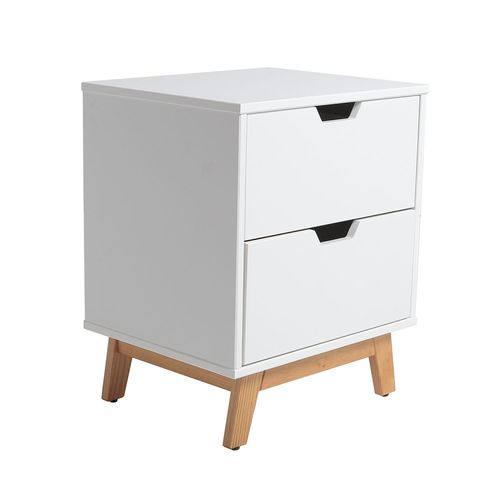 Chevet Corinna Blanc En Mdf