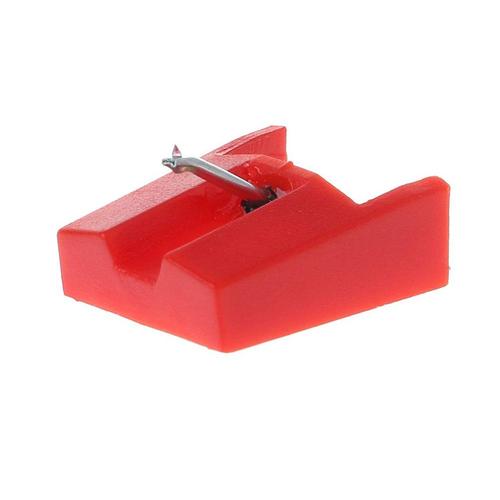 Tourne-Disque Aiguille Saphir À Pointe En Céramique Aiguille Remplacement De La Pointe Du Stylet Pour Platine Phonographique Compatible Avec Les Tourne-Disques Crosley Fisher Ion Otto Rouge Pack De 1