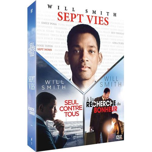 Will Smith - Coffret : Seul Contre Tous + Sept Vies + À La Recherche Du Bonheur - Pack