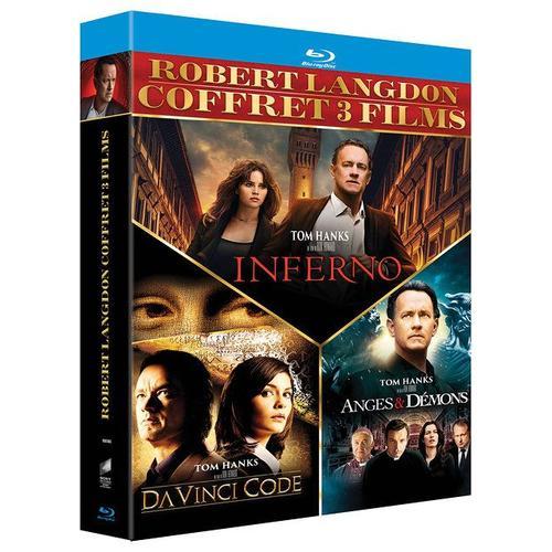 Robert Langdon - Da Vinci Code + Anges & Démons + Inferno - Blu-Ray