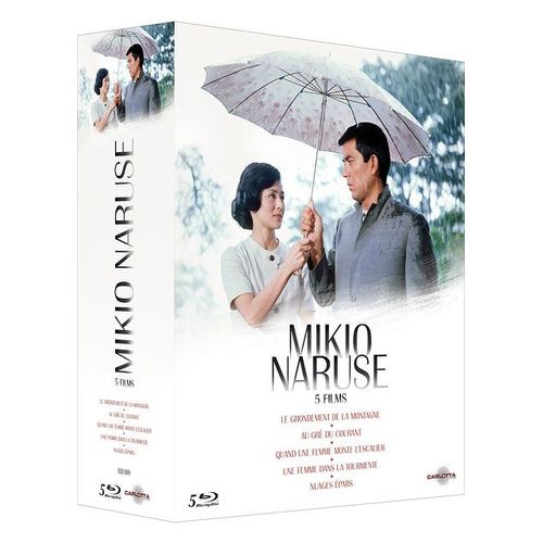 Mikio Naruse - 5 Films : Le Grondement De La Montagne + Au Gré Du Courant + Quand Une Femme Monte L'escalier + Une Femme Dans La Tourmente + Nuages Épars - Blu-Ray