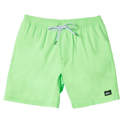 Short De Bain Quiksilver Everyday Solid Volley 15 Vert Fluorescent