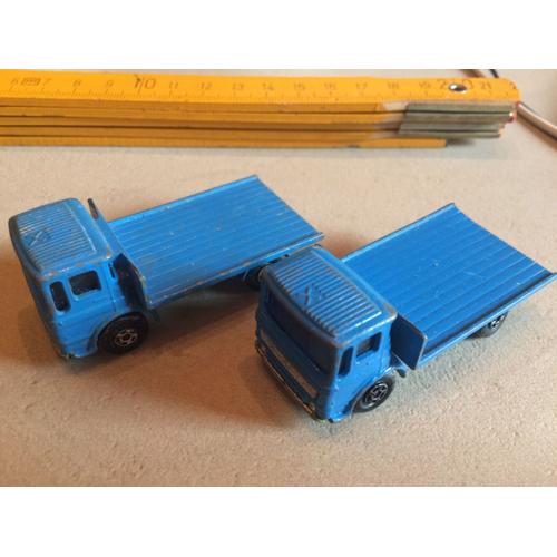 Lot De 2 Camions Matchbox Bleu Site Hut Truck N60-Matchbox