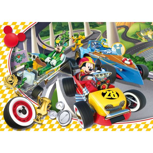 Puzzle Enfant Supercolor 60 Pièces - Mickey And The Roadster Racers