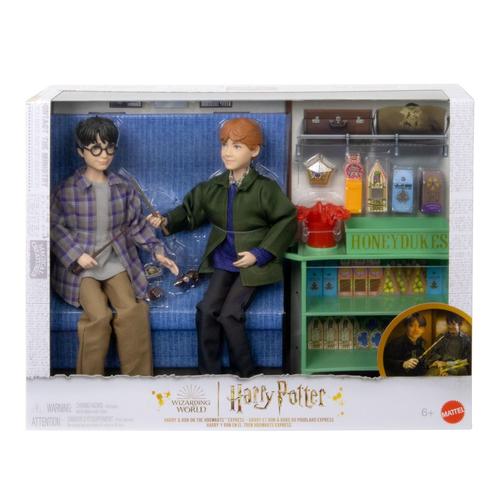 Harry Potter - Coffret Harry Et Ron Poudlard Express - Poupée Figurine - 6 Ans Et +