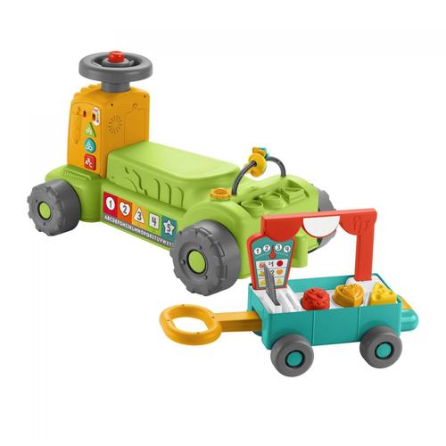 Laugh & Learn Fisher-Price - Mon Tracteur De La Ferme 4 En 1 - Jouet D'éveil - 9 Mois Et +