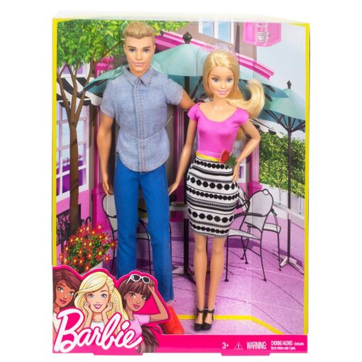 Mattel Coffret 4 Barbie Fashionistas - Comparer avec