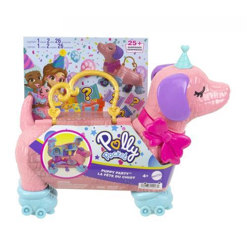 Polly Pocket - Chiot Surprises- Coffret Mini Figurines - 4 Ans Et +