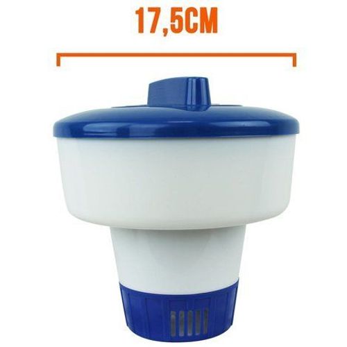 Diffuseur de chlore ou de brome flottant réglable Ø 17.5 cm - Linxor