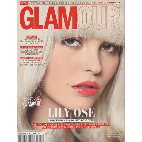 Glamour Num 8 . Lily Ose.L'interview Cash De Lily-Rose Depp