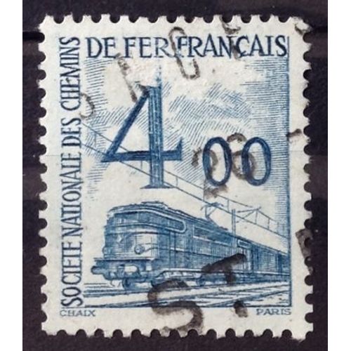 Colis Postaux - Petits Colis - 4,00 Bleu (Très Joli N° 44) Obl - France Année 1960 - N28745