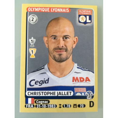 Image Panini Foot 2015 - 2016 Christophe Jallet N° 200 Olympique Lyonnais
