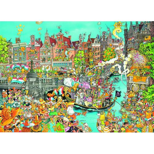 Puzzle 1000 Pièces Comic Collection - Amsterdam Queen's Day