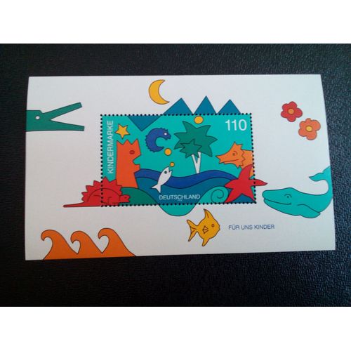 Timbre Allemagne Yt Bf 41 Pour Nous Les Enfants 1998 ( 090604 )
