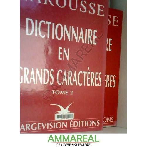 Dictionnaire Larousse En Grands Caractères - 2 Volumes