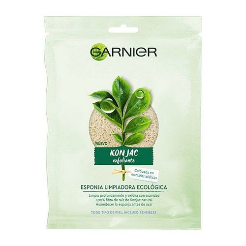 Éponge Faciale Exfoliante Bio Konjac Garnier 