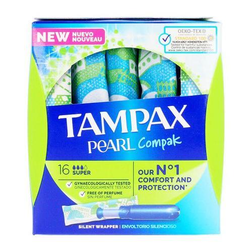 Tampons Super Pearl Tampax (18 Uds) 