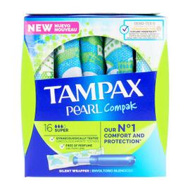 Tampons Super Pearl Tampax (18 uds) - hygiene-paramedical