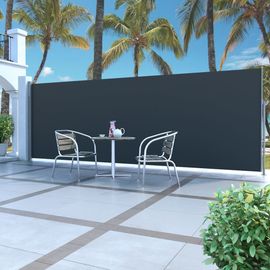 Auvent Latéral Rétractable 160 X 500 Cm Noir