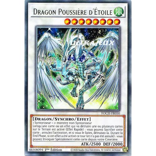 Yu-Gi-Oh! - Toch-Fr050 - Dragon Poussière D'étoile - Rare