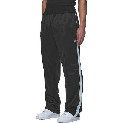 Zeno Track Pants, Black/Light Blue S