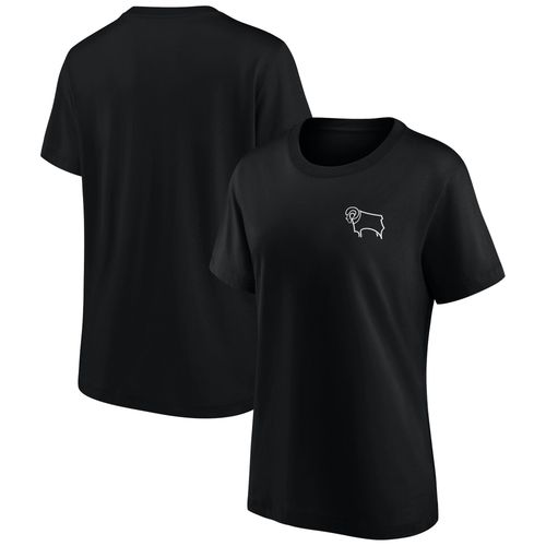 T-Shirt Derby County Essentials Small Crest - Noir - Femme