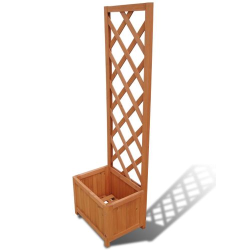 Vidaxl Jardinière En Treillis 40 X 30 X 135 Cm