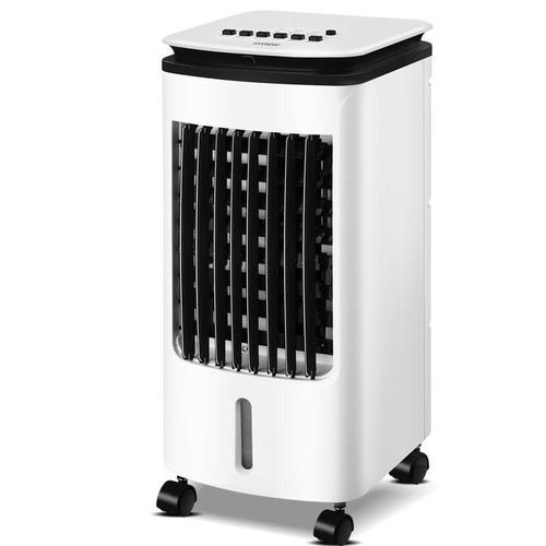 Climatiseur Portable Refroidisseur d'air Climatiseur Ventilateur de Bureau Climatiseur mobile silencieux Nano Cooler Climatiseur Avec Télécommande Noble Blanc