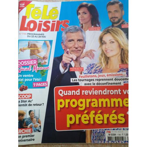 Télé Loisirs 1786 Quand Reviendront Vos Programmes Préférés,Dossier Spécial Minceur