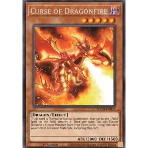 Yugioh! Malédiction Du Dragon De Feu (Toch-Fr037)