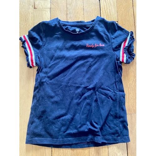 T-Shirt À Manches Courtes Volantées (La Redoute)