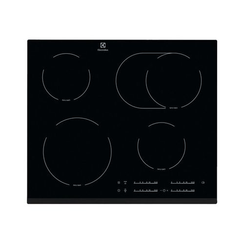 Electrolux EHF65451FK Vitrocéramique Noir - 4 foyers