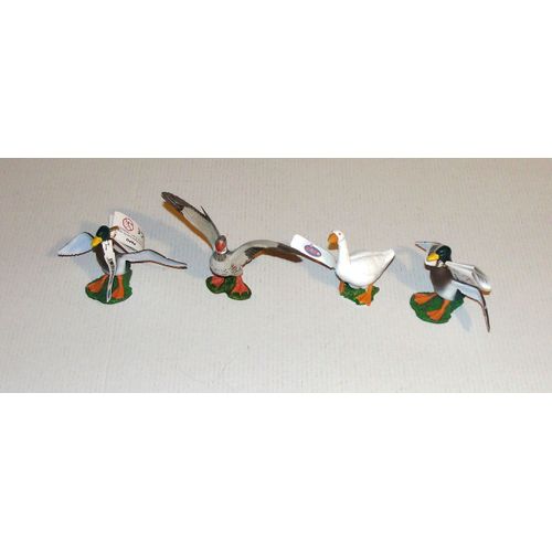 Figurine Canard Colvert Et Oie Papo + Canard Schleich