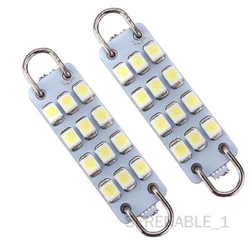 Serenable 4 Ampoules Led Blanches À Boucle Rigide, 43mm, 211-2 212-2 214-2 578 12-Smd-3528, Pour Porte