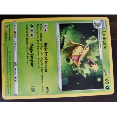 Ludicolo Rare 009/192 Épée Et Bouclier