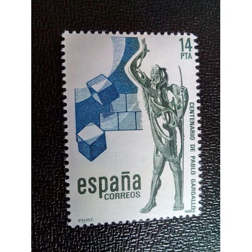 Timbre Espagne Yt 2305 Pablo Gargallo 1982 ( 020604 1 )