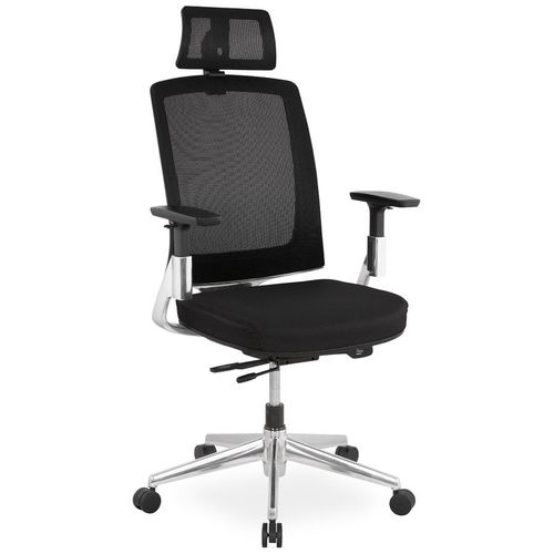 Fauteuil De Bureau Design 'ultra' En Tissu Noir