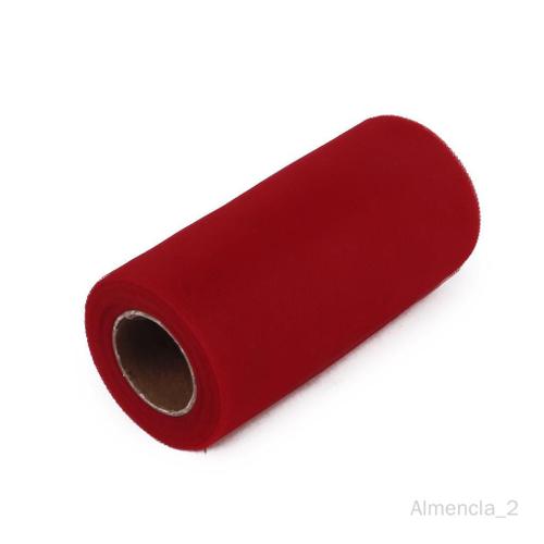 Almencla 4xMutil 6 "x 25 Yards De Tulle Tutu Décor De Mariage Noeud Rouge