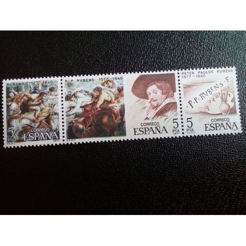 Timbre Espagne Yt 2108-2110 Peintres: Rubens 1978 ( 020604 1 )