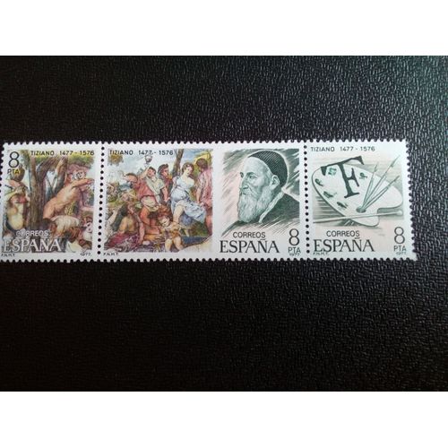 Timbre Espagne Yt 2111-2113 Peintres: Titien 1978 ( 020604 1 )
