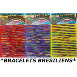 Lot de 2x Bracelet Brésilien Amitié Tressé Style Friendship Brazilian
