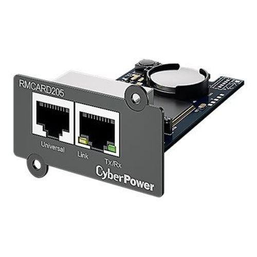 CyberPower RMCARD205 - Carte de supervision distante - 100Mb LAN - 100Base-TX - pour Smart App Professional Rackmount Series PR3000; Smart App Sinewave PR1000