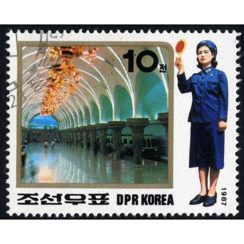 Timbre Dpr Korea .1987.10.
