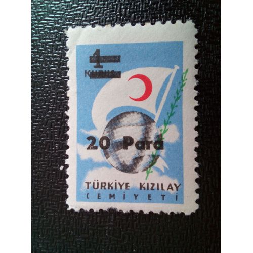 Timbre Turquie Yt B 203 Société Du Croissant-Rouge, 1956 ( 020604 )