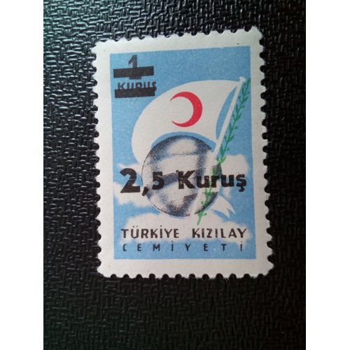 Timbre Turquie Yt B 204 Société Du Croissant-Rouge, 1956 ( 020604 )