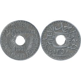 Tunisie - Protectorat Français - 1931 - 25 Centimes -Ahmad Pasha - 300 000 Ex. - 20-099